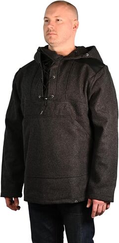 Arcturus Wool Anorak | 100% Virgin Wool | Cordura-Reinforced Shoulder Patches | Large, Adjustable Hood in Saudi Arabia