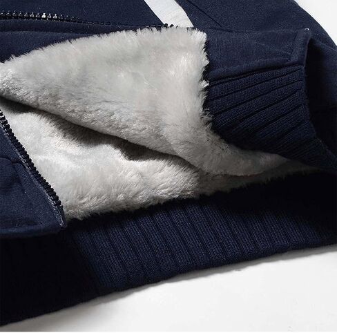 MACHLAB Men's Pullover Winter Workout Fleece Hoodie Jackets Full Zip Wool Warm Thick Coats in Saudi Arabia