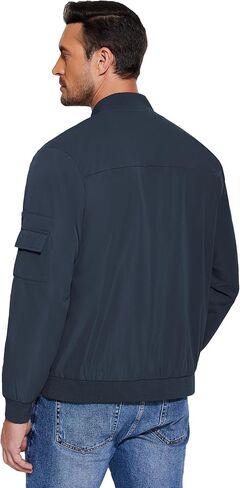COOFANDY Men's Lightweight Bomber Jacket Casual Fashion Windbreaker Flight Zip Up Jackets Outdoor Coat in Saudi Arabia