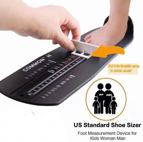 COMMON'H Shoe Measuring Device Shoe Sizer Foot Measurement Device Shoe Feet Ruler Sizer Buy Shoes Online in Saudi Arabia