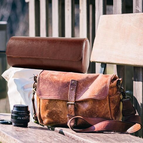 3 Watch Travel Case - Classic Leather Watch Case With Perfect Texture.(Watch Carrying Case Or Organizer For Storage And Display). Mens Watch Case for Travel Handcrafted by Craftsmen in Saudi Arabia