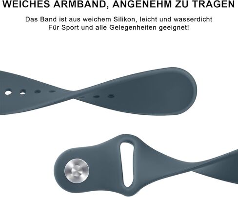 Amzpas 20mm 22mm Watch Bands Quick Release Watch Straps, 4 Pack Soft Silicone Replacement Sport Watch Wristbands for Women Men in Kuwait