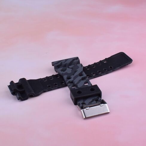 My Time OliBoPo Natural Resin Replacement Watch Band Strap for Casio Mens G-Shock GD120/GA-100/GA-110/GA-100C in Saudi Arabia