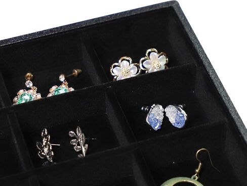 Wudygirl Ring Holder 100 Slots Ring Organizer Stackable Jewelry Tray for Drawer(100 Slots Ring) in Kuwait