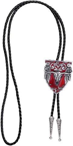 HUABOLA CALYN Bolo Ties for Men Western, 3D Cowboy Hat Bolo Tie-Vintage Cowboy Knight Boots Western Bola tie Necktie for Men in Kuwait