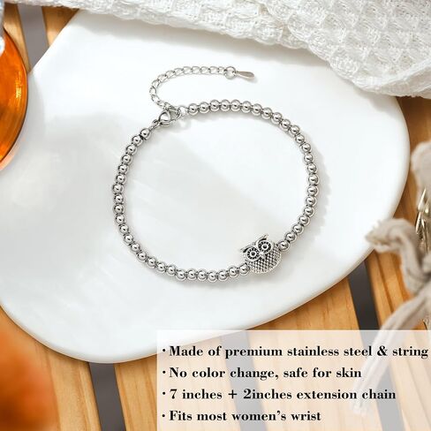 Tarsus Bracelets for Women, Horse/Owl/Butterfly/Hummingbird/Turtle/Dragonfly Gifts for Women, Christmas Birthday Gifts for Friends Sisters Women in Kuwait