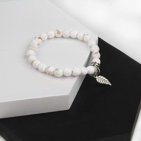 أساور شجرة الحياة من Jardme وأساور مطرزة بالحجر الطبيعي للنساء أساور كريستالية للشفاء - أساور يوجا ممتدة أساور شقرا، هدايا عيد ميلاد للنساء in Kuwait