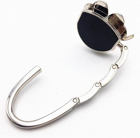 Clover Design Foldable Handbag Hanger Folding Purse Table Hook Holder(White) in Kuwait