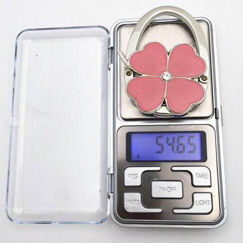 Clover Design Foldable Handbag Hanger Folding Purse Table Hook Holder(White) in Kuwait