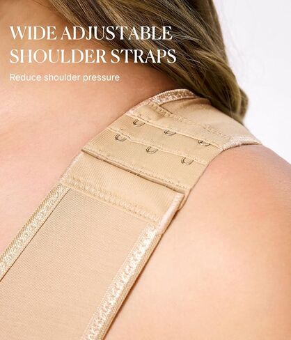 BRABIC Post Surgery Front Closure Bras for Women No Underwire Compression Surgical Mastectomy Everyday Bra in Kuwait