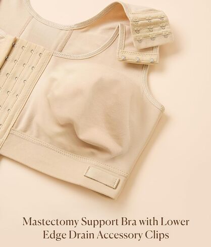 BRABIC Post Surgery Front Closure Bras for Women No Underwire Compression Surgical Mastectomy Everyday Bra in Kuwait