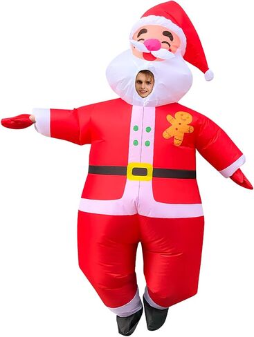 Inflatable Christmas Costume Blow up Costume Halloween Costume Christmas Suit Festival Costume Carnival Costume in Saudi Arabia