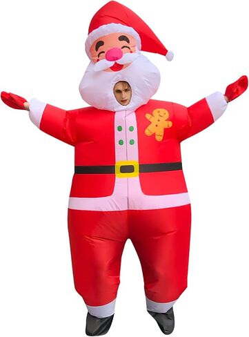 Inflatable Christmas Costume Blow up Costume Halloween Costume Christmas Suit Festival Costume Carnival Costume in Saudi Arabia