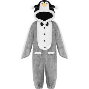 ReliBeauty Penguin Costume for Kids Animal Onesies Sleepwear
