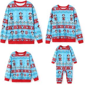 Disney Christmas Sweatshirt Funny Classic Print for Family