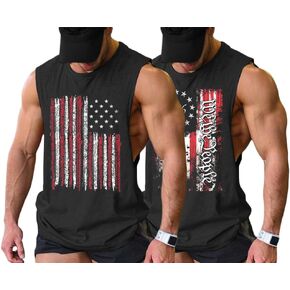 COOFANDY Men Workout Tank Top Gym Bodybuilding Sleeveless Muscle T Shirts Cut Off Shirts