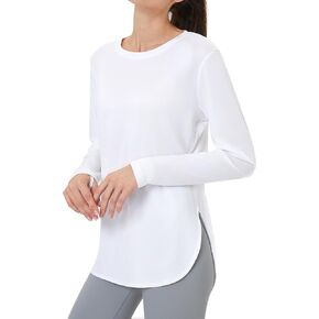 FitsT4 Sports Womens Sun Shirt Long Sleeve Running Tunic Shirts UPF50+ Moisture Wicking Workout Athletic Hiking Tops