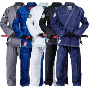 Gold BJJ Aeroweave Jiu Jitsu Gi - Ultra Lightweight BJJ Gi - Preshrunk Brazilian Jiu Jitsu Uniform for Men