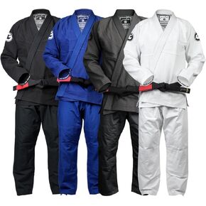 Gold BJJ Foundation Gi - Pearl Weave Jiu Jitsu Gi for Men and Women - IBJJF Competition Legal BJJ Gi