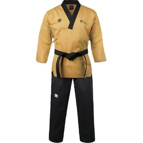 MOOTO Korea Taekwondo WT Logo Tabek High Dan Poomsae Uniform Master Demonstration MMA Martial Arts Gym School Academy (160 (Height : 160~169cm)(5.24~5.54ft))