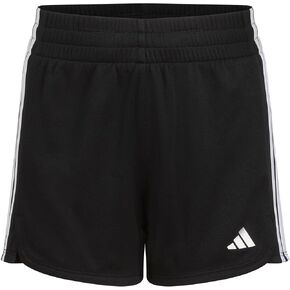 adidas Girls' 3-Stripes Mesh Shorts