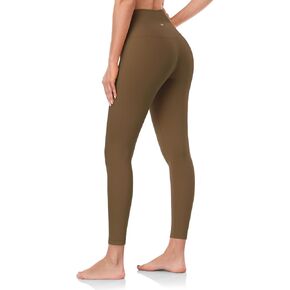 HeyNuts Pure&Plain Workout Pro/Yoga Pro 7/8 Athletic Leggings for Women, High Waisted Compression Tummy Control Pants 25''