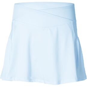 DEVOROPA Youth Girls Tennis Skirts Crossover Waist 2 in 1 Flowy Athletic Skorts with Pocket Golf Cheer School Shorts for Kids