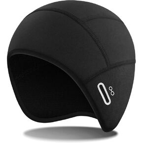 بطانة خوذة جمجمة مع فتحات النظارات، قبعة ركوب الدراجات الدافئة للأذن، قبعة رأس حرارية للرجال والنساء في الشتاء. in Kuwait