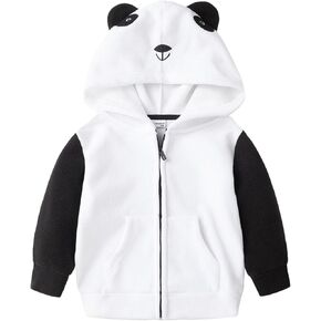 Mud Kingdom Fleece Hoodies Jacket for Boys Girls Full Zipper Long Sleeve Happy Halloween