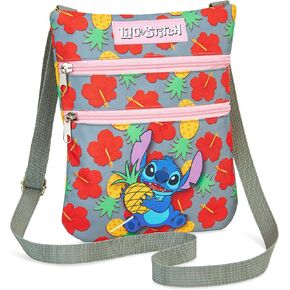 Disney Stitch Bag for Girls, Lilo and Stitch Cross Body Bag (Blue)