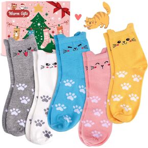 Socks for Women Cat Lovers Stocking Stuffers Christmas Birthday Gifts