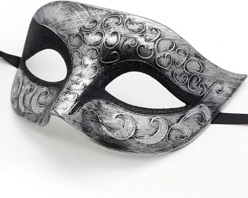 Couple Masquerade Mask Metal Masks Venetian Party Mask Halloween Costume Mask Mardi Gras Mask in Kuwait
