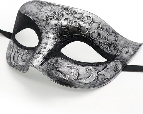 Couple Masquerade Mask Metal Masks Venetian Party Mask Halloween Costume Mask Mardi Gras Mask in Kuwait
