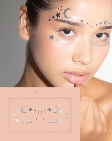 Stars Face Jewel by MERCY LONDON All In One Face Jewels Costume Accessories in Kuwait