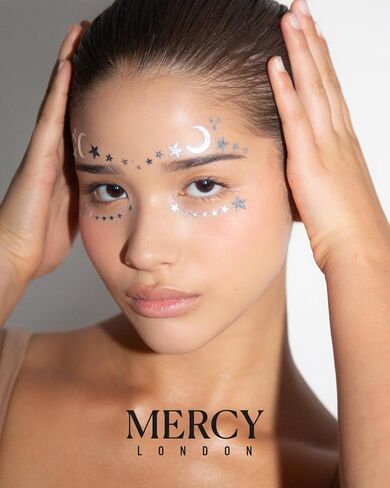 Stars Face Jewel by MERCY LONDON All In One Face Jewels Costume Accessories in Kuwait