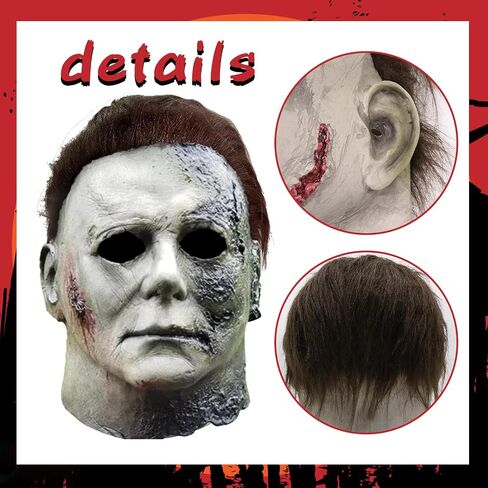 Michael Myers Mask, Halloween Horror Masquerade Cosplay Party Mask, Michael Myers Costume Scary Cosplay in Saudi Arabia