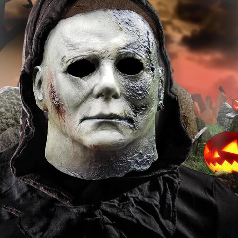 Michael Myers Mask, Halloween Horror Masquerade Cosplay Party Mask, Michael Myers Costume Scary Cosplay in Saudi Arabia