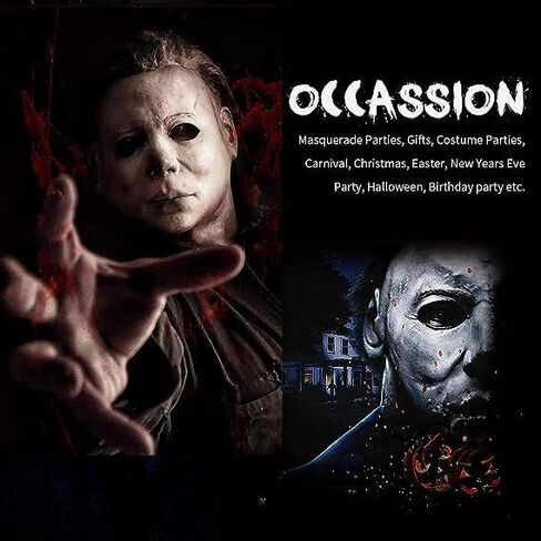 Michael Myers Mask, Halloween Horror Masquerade Cosplay Party Mask, Michael Myers Costume Scary Cosplay in Saudi Arabia