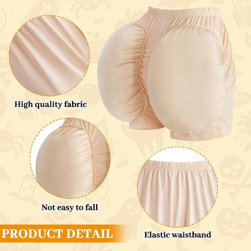 Fake Butt Fake Booty Grandma Costume Accessories Christmas Party Cosplay Dress Up in Saudi Arabia