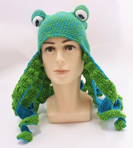 قبعة الشتاء المحبوكة XKCL، قبعة الأخطبوط الحبار - قبعة زي الأخطبوط in Kuwait