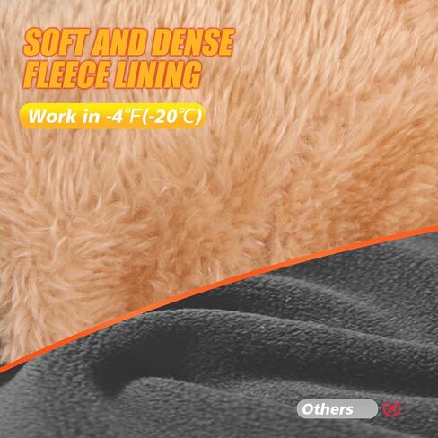 ihuan Winter Waterproof Ski Gloves Men Women, Snow Warm Cycling Cold Weather, Driving Biking Running in Kuwait