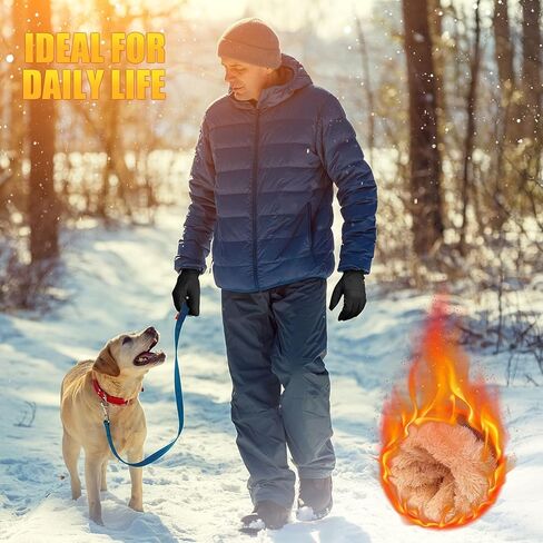 ihuan Winter Waterproof Ski Gloves Men Women, Snow Warm Cycling Cold Weather, Driving Biking Running in Kuwait