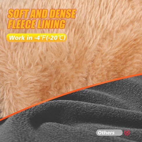 ihuan Winter Waterproof Ski Gloves Men Women, Snow Warm Cycling Cold Weather, Driving Biking Running in Kuwait