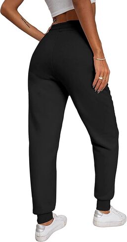 Yeokou Women's Warm Sherpa Lined Athletic Sweatpants Jogger Fleece Pants in Kuwait