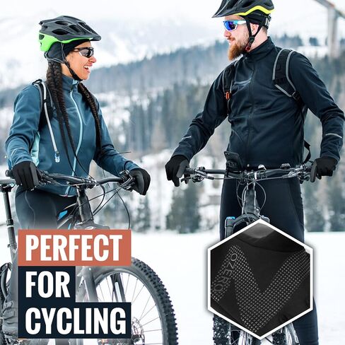 OZERO Winter Touchscreen Gloves for Men: Warm Running Gloves Windproof Water Resistant - Lightweight Thermal Glove for Hiking Cycling Driving in Kuwait