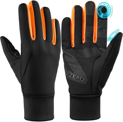 OZERO Winter Touchscreen Gloves for Men: Warm Running Gloves Windproof Water Resistant - Lightweight Thermal Glove for Hiking Cycling Driving in Kuwait
