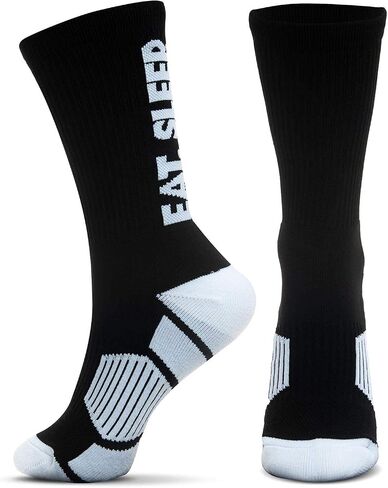 ChalkTalkSPORTS Hockey Performance Crew Socks - Multiple Designs & Colors - Youth & Adult - Hockey Mid-Calf Socks in Kuwait