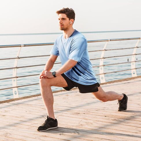 Haimont Men's Dry Fit Athletic Running Shirts UPF 50+ Quick Dry Workout Short Sleeve Lightweight Crewneck T-Shirts in Saudi Arabia