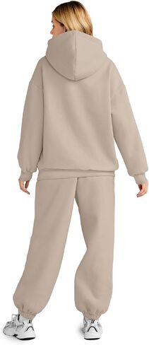 AUTOMET Womens 2 Piece Outfits Lounge Hoodie Sweatsuit Sets Oversized Sweatshirt Baggy Fall Fashion Sweatpants with Pockets in Kuwait