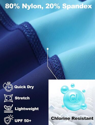 EXARUS Boys 2/3 Pack Swim Jammers شورت سباحة للشباب سريع الجفاف رياضي للأطفال ملابس سباحة UPF 50+ in Kuwait